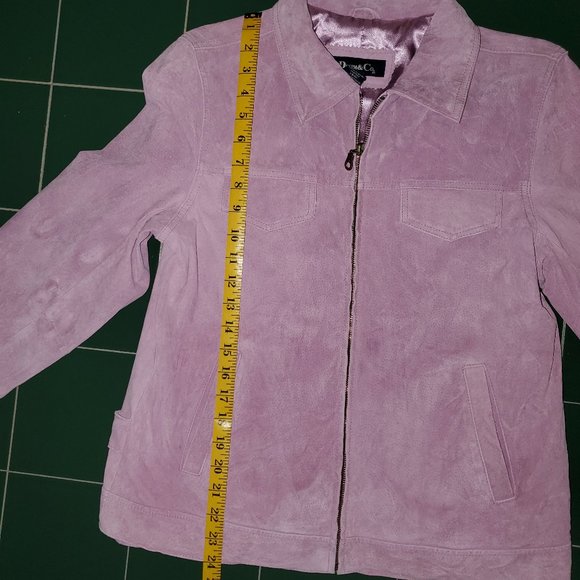 Pastel Pink Suede Jacket - Picture 3 of 9